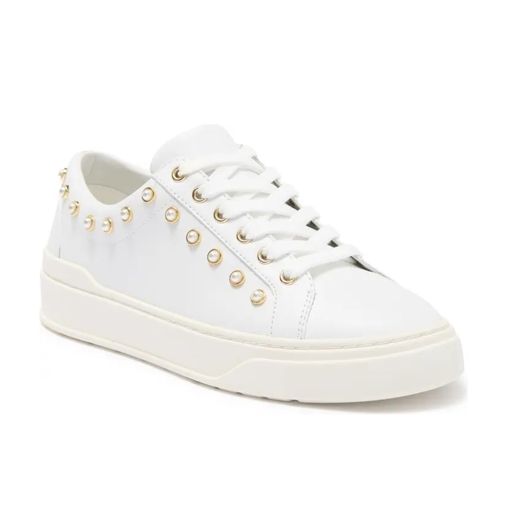 Stuart Weitzman Tillie Pearly stud sneakers size 5.5